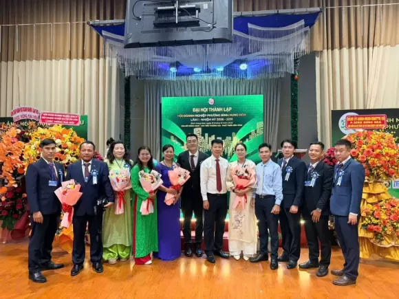 CHÚC MỪNG ĐẠI HỘI HỘI DOANH NGHIỆP PHƯỜNG BÌNH HƯNG HÒA NHIỆM KỲ 2026–2031