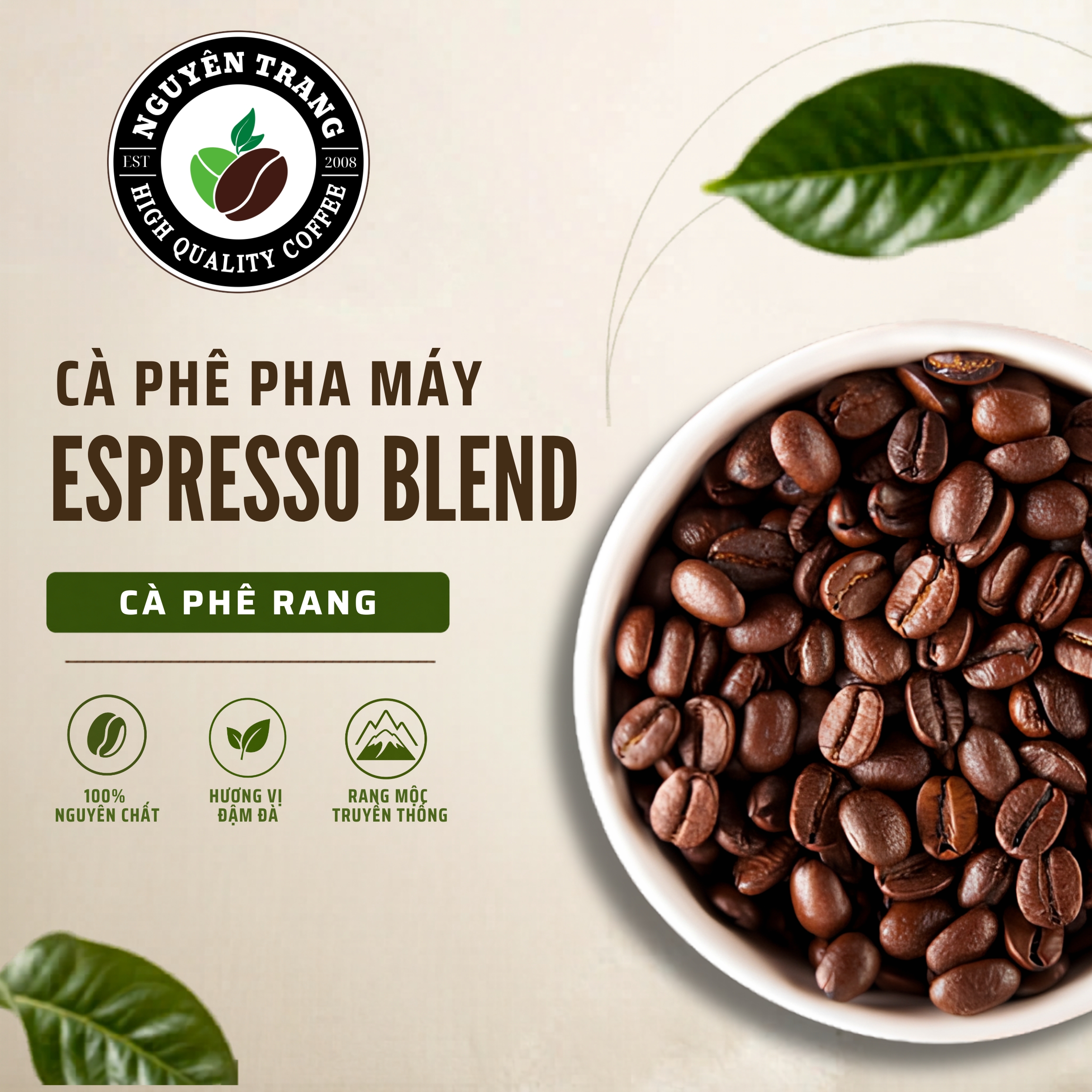 Cà phê rang ESPRESSO BLEND